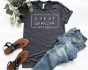 Great Grandpa Est. 2021 T-Shirt