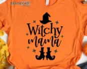 Witchy Mama Mom Halloween T-Shirt