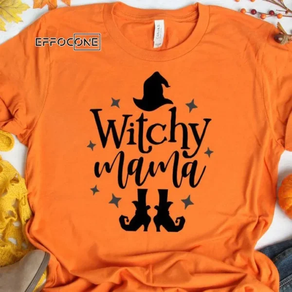 Witchy Mama Mom Halloween T-Shirt