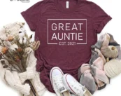 Great Auntie EST. 2021 T-Shirt