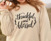 Thankful and blessed T-shirt