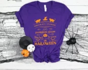 Black Cat Halloween Funny Witch T-Shirt