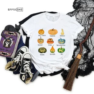 Varieties Pumpkin Patch Farm T-Shirt