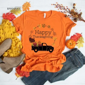 Happy Thanksgiving Truck T-Shirt