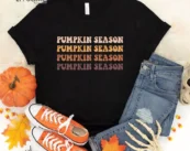 Pumpkin Season Autumn Fall Season T-Shirt