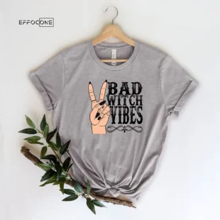 Bad Witch Vibes Halloween T-Shirt