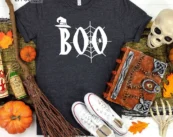 Boo Hat Halloween Party T-Shirt