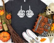 Halloween Skeleton Hands T-Shirt