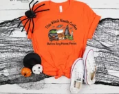 This Witch Needs Coffee Halloween T-shirt