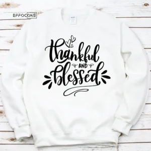 Thankful And Blessed Thankgiving T-Shirt