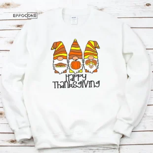 Happy Thanksgiving Gnomes Day T-Shirt