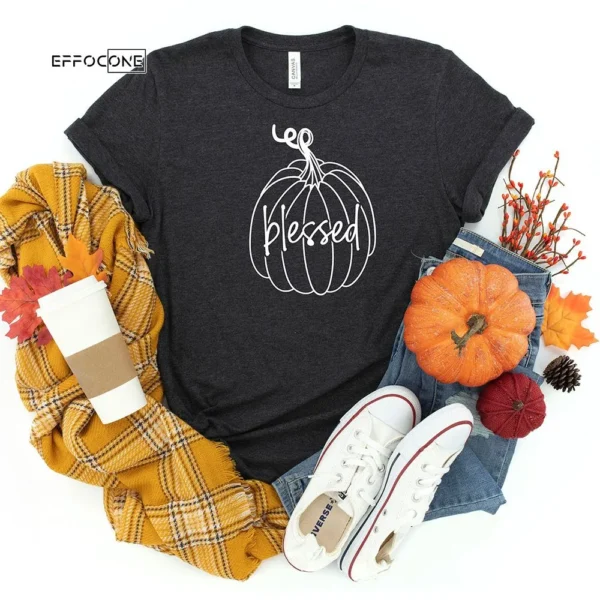 Blessed Pumpkin Thanksgiving T-Shirt