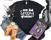 One Spooky Mom Halloween Funny T-Shirt