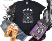 Halloween Black Cat Funny T-Shirts