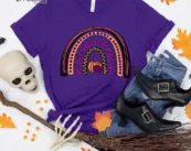 Pumpkin Rainbow Halloween T-Shirt