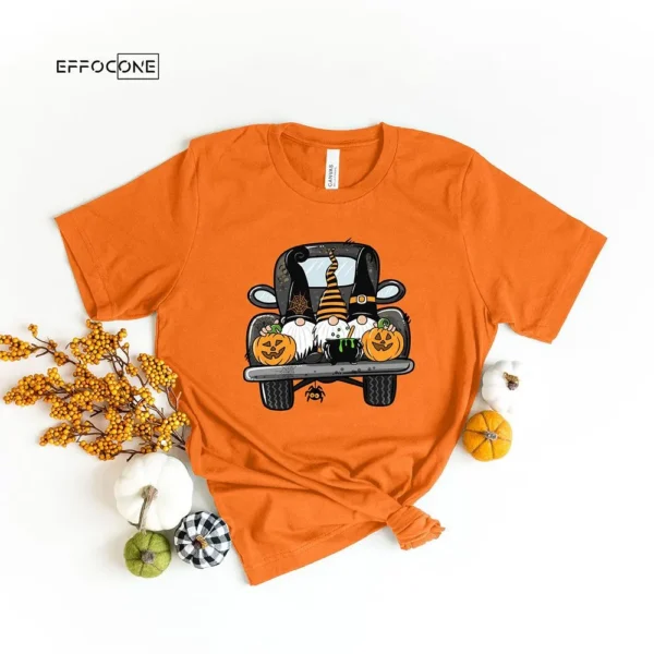 Halloween Truck Gnome T-Shirt