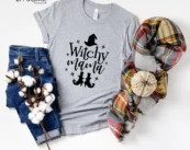 Witchy Mama Halloween Party T-Shirt