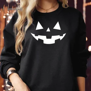SCARY PUMKIN FACE Halloween Sweatshirt