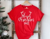 Merry Christmas Y'all Family T-shirt