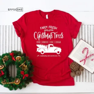 Farm Fresh Trees Christmas T-Shirt