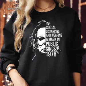 SOCIAL DISTANCING and Wearing Mask Halloween Sweatshirts