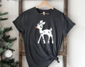 Christmas Reindeer Cute Deer T-Shirt