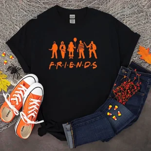 HALLOWEEN SCARY FRIENDS T shirt