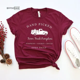 Hand Picked Farm Fresh Pumpkins T-Shirt