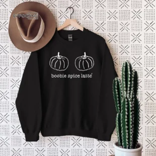 Boobie Spice Latte Fall Mama T-shirt