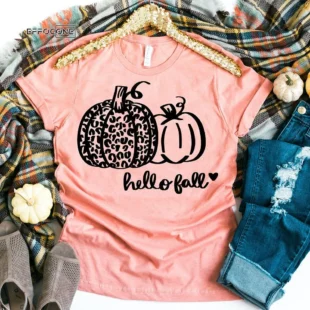 Hello Fall Pumpkin T-shirt