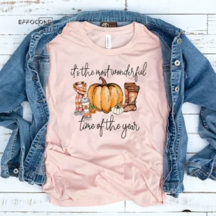 It's the Most Wonderful Time of the Year Fall Pumpkin T-shirt