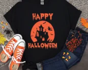 HAPPY HALLOWEEN Horror Movie Character Scary T-shirt