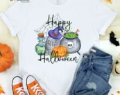 Happy Halloween Color Hocus Pocus T-Shirt