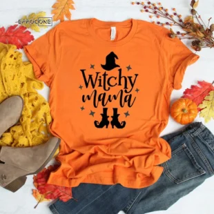 Witchy Mama Mom Halloween T-Shirt