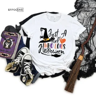 Just A Girl Who Loves Halloween T-Shirt