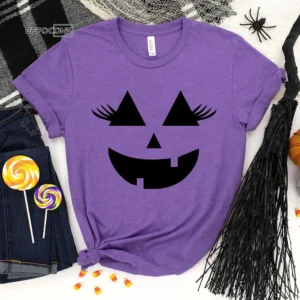 Girl Pumpkin Halloween T-Shirt