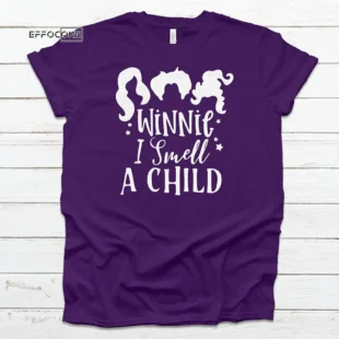 Winnie I Smell A Child Halloween T-Shirt