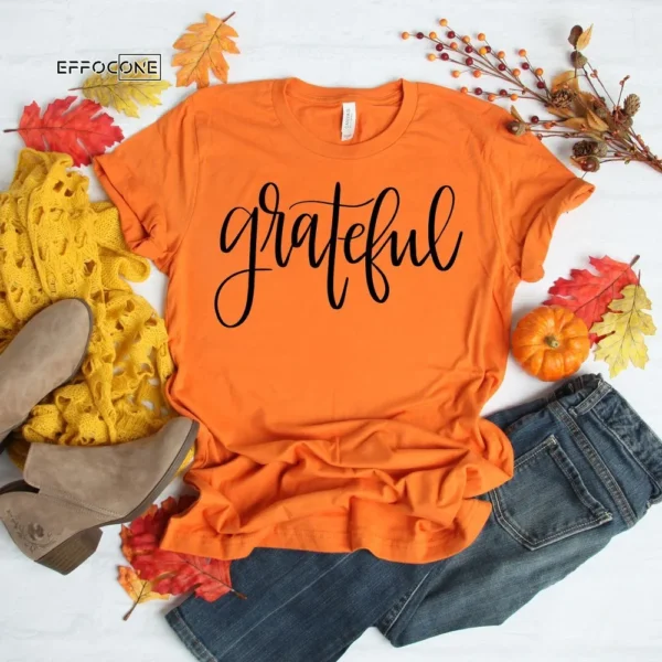 Grateful Thanksgiving Friendsgiving T-Shirt