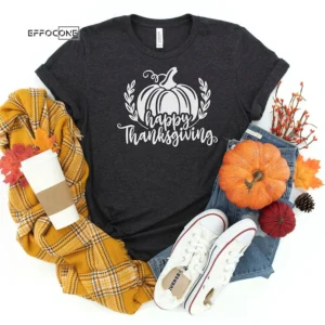 Happy Thanksgiving Pumpkin T-Shirt