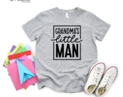 Grandma's Little Man Funny Toddler T-Shirt
