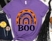 Halloween Boo Rainbow Party T-Shirt