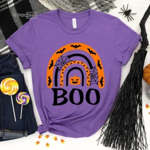 Halloween Boo Rainbow Party T-Shirt