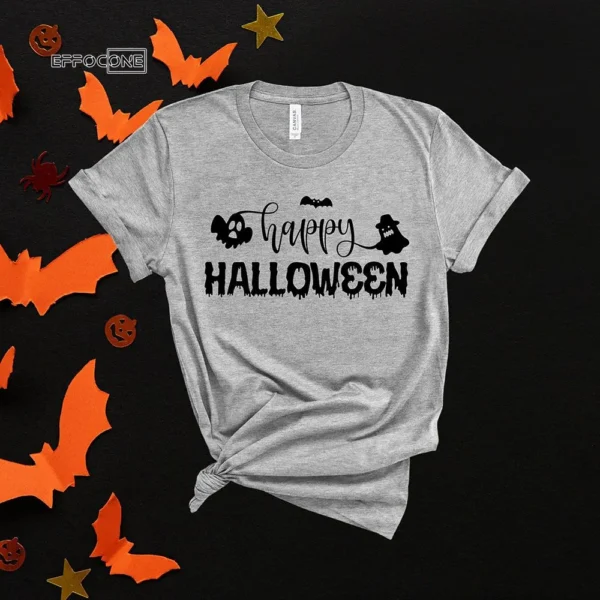 Happy Halloween Ghost Pumpkin T-Shirt