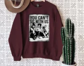 You Can't Sit With Us Halloween T-shirt