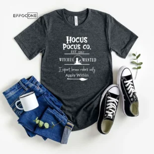 Hocus Pocus Co Witches Wanted Halloween T-Shirts