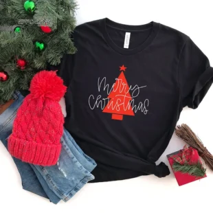 Christmas Tree Merry T-shirt