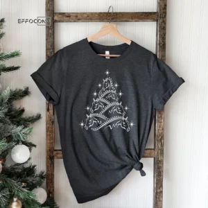 Horse Christmas Tree T-Shirt