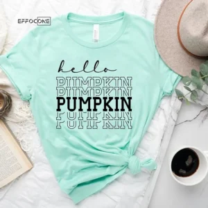 Hello Pumpkin Ladies Fall T-Shirt