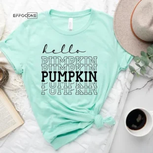 Hello Pumpkin Ladies Fall T-Shirt