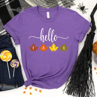 Hello Fall Thanksgiving T-Shirt